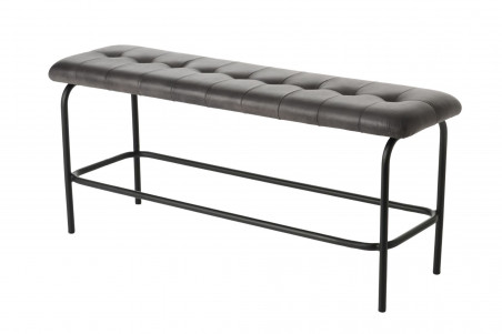 Banc D Entree En Cuir Et Metal Hellin