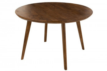 table ronde en bois de manguier