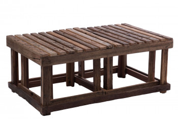 Table basse gigogne en bois recyclé L100 (set de 3) - IRATY