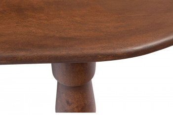 Table basse ovale en bois style ethnique L115 - RUNDU