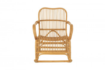 Rocking chair en rotin naturel - WIDY