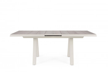 Table de jardin extensible en céramique gris cendré L163/203 - CENITZ