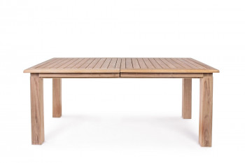 Table de jardin extensible en teck L180/240 10 places - BOLONIA