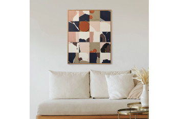 Tableau en bois taquin femme harmonieuse 63 x 78 - LINEN SHIRT