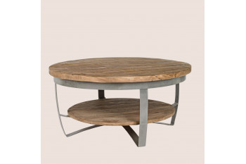 Table basse en bois et métal D90 - COSTALE