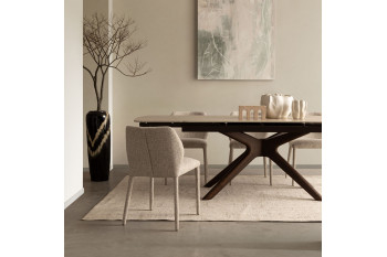 Table rectangulaire extensible céramique 6/10 places L170/250 - MARINE
