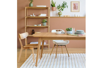 Table à manger ovale en bois 6/8 places L180 - MARTINE