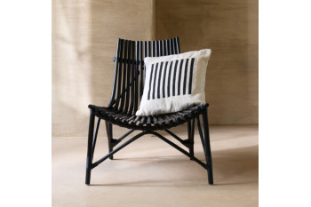 Fauteuil lounge en bambou et rotin - SAFI