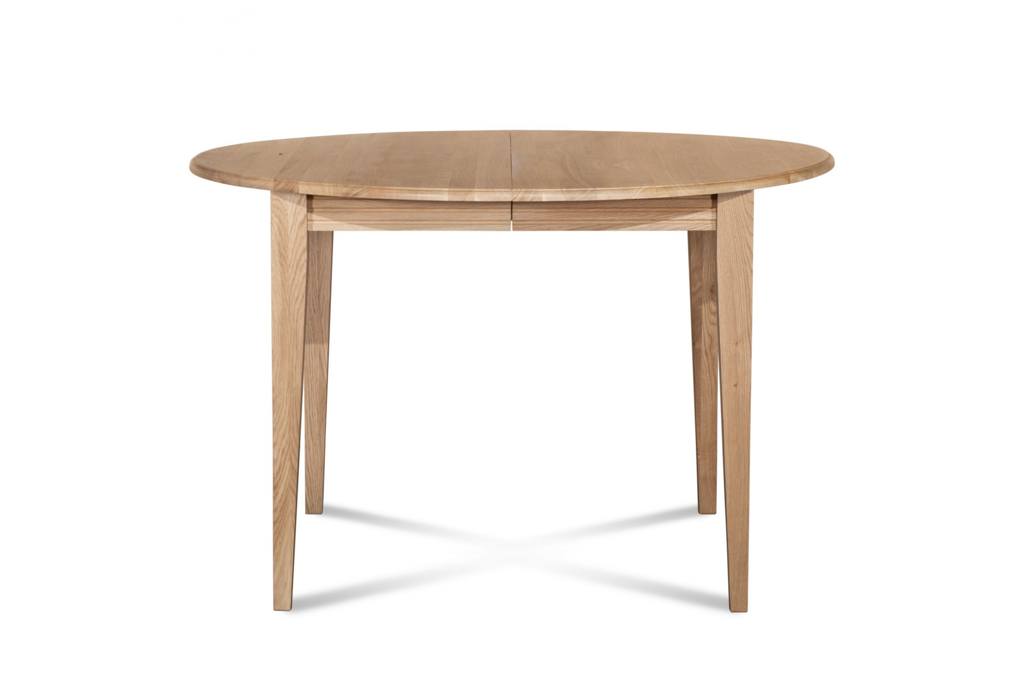 Table ronde extensible en bois massif 100 cm design nordique