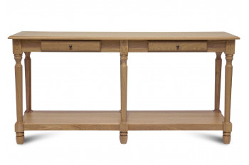 Console à drapier VICTORIA - bois chêne naturel